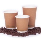 Edenware Compaostable Kraft Double Wall Cups