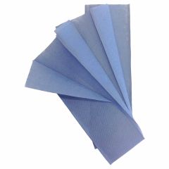 1 Ply Blue C Fold Hand Towels Boxed 15 x 180 Sheets