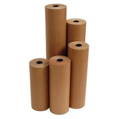 Pure Ribbed Kraft Paper Rolls