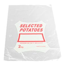 Clear Printed Potato Bags