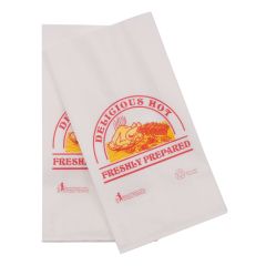 7x10x14 Poly Lined Printed Food Bag Packed 500