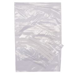 Write on Panel Grip Seal Clear Polythene Bags
