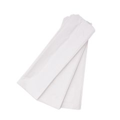 4x6x14 White Suplhite Paper Bag Strung Pkd 500